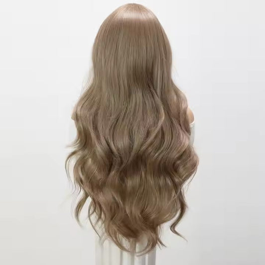 Light Brown Small Waves Wig, Fresh and Elegant
